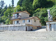 Tyee Beach House Rental Camino Island Wa view 1