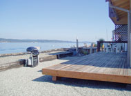 Tyee Beach House Rental Camino Island Wa view 2