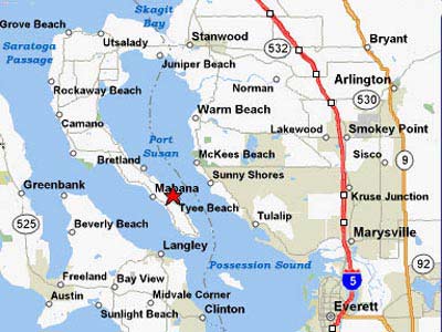 Tyee Beach House Rental Camino Island Wa reservations